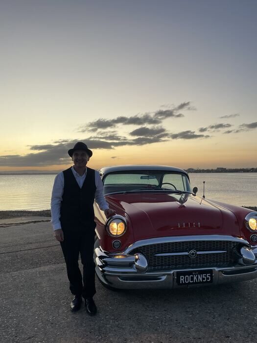 Bonnie classic car moment