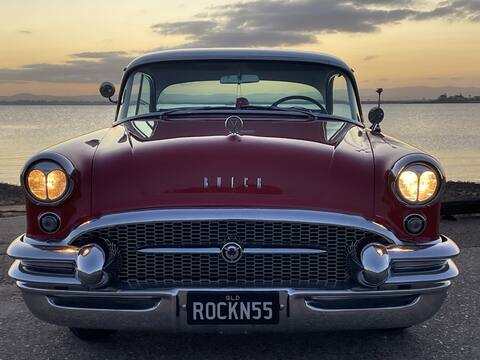 Elvis 1955 Buick Special classic wedding car hire Brisbane