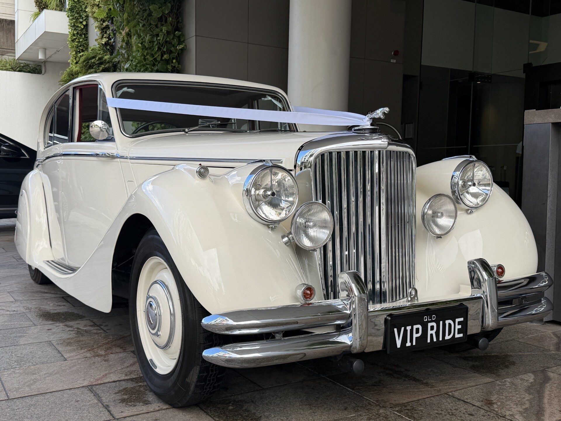 The Duchess vintage car hire Brisbane chauffeur-driven classic vehicle